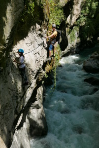 via ferrata et canyon dans la Vésubie