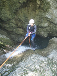 descente en rappel en canyoning à Nice