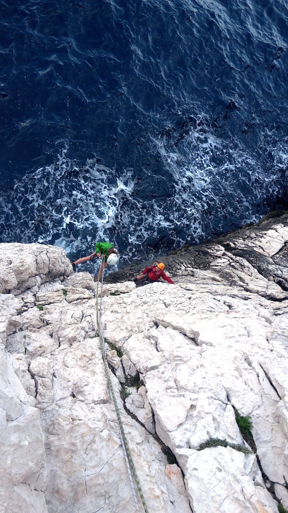 Un beau rappel au dessus de l'eau